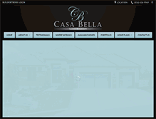 Tablet Screenshot of casabellaconstruction.com